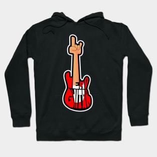 Lead Guitar Rock Band Hoodie